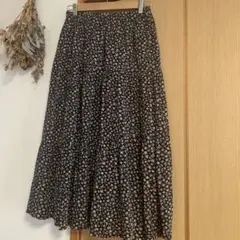 sm2花柄ティアードスカート