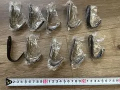 黒い金属製フック 10個セット