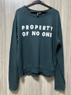 H&M 緑　Tシャツ　長袖