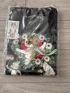 ボリス雑貨店＊ヒグチユウコ Tシャツ しましまとりあたま（白文鳥） XL