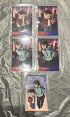 名探偵コナン　ハイウェイの堕天使　カードセレクション　コナン、世良真純　5枚