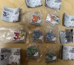 よ*ん様 ポケモン 30周年 メタルチャームマスコット　全7種セット