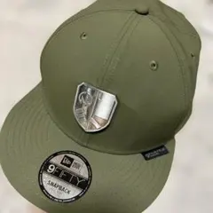 New Era ニューエラキン肉マン9FIFTY オリーブキャップコラボL/XL