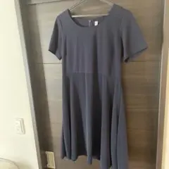 ユニクロ、ワンピース、ワンピ、紺