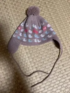 ニット帽 耳あて付き