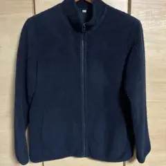 UNIQLO ユニクロ　ダークネイビー フリースジャケット　078634
