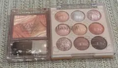 コーラル系アイシャドウ&チークセット