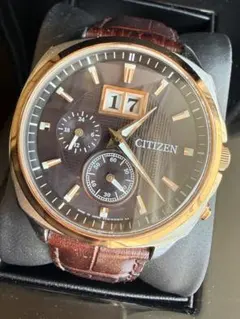 CITIZEN シチズン ビックデイト エコドライブ ソーラー メンズ 腕時計 