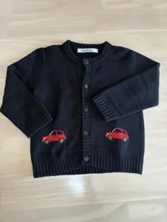 familiar ベビー カーディガン 80cm 車刺繍