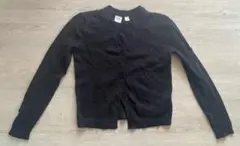 GAP 黒 ボタン付きカーディガン Mサイズ