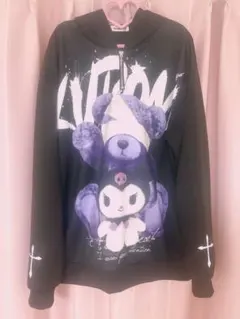 クロミちゃん おめかし天使シリーズ 配色パーカーワンピースMサイズ