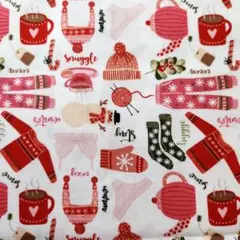 クリスマスニット生地