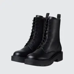 【今月末終了】ユニクロシー コンフィールタッチレースアップショートブーツ 26