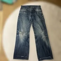 Dior homme ダメージデニム　ワイド　26 インディゴ　Jakeのサムネイル