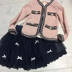 限定SALE‼️フォーマルに最適！リボン付チュールスカート 【韓国子供服】