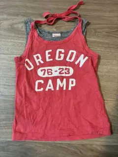 デニムダンガリー ノースリーブタンクトップ 120-125