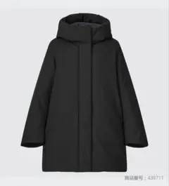 UNIQLO　ハイブリッドダウンショートコート M ブラック