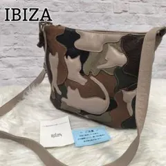 【美品】イビサ　IBIZA レザーショルダーバッグ　犬デザイン　黒　希少 IBIZA - 美品 イビサ ショルダーバッグ 斜め掛け レザー レディース