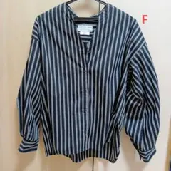 ⭐️美品⭐️CIAOPANIC TYPY ストライプ長袖シャツ　黒