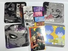 僕のヒーローアカデミア アートコースター 緑谷出久 爆豪勝己 ステッカー 6点