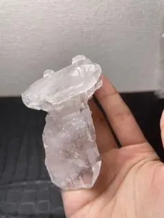 水晶男根 虹入り 136.6 珍石 クリスタル 鑑賞石 石 置物 オブジェ