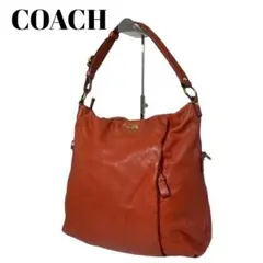 希少✨COACH レザー マディソン トートバッグ オレンジ A050