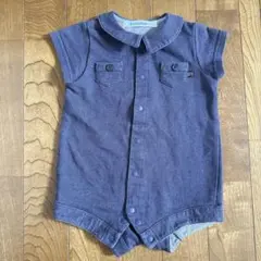 デニム ロンパース