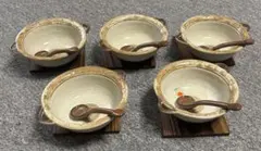丸本陶器 スープグラタン皿 5客セット 昭和レトロのサムネイル