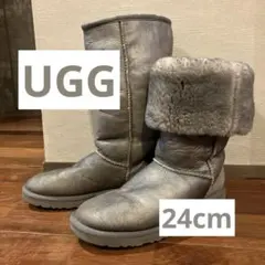 アグ UGG ロングブーツ 7 クラシックトール メタリック