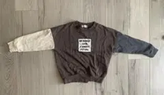 ブランシェス　長袖トレーナー　グレー　110