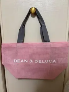 DEAN & DELUCA メッシュトートバッグ ピンク