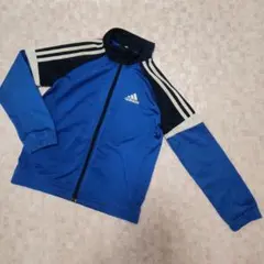 アディダス adidas ジャージ 130 青