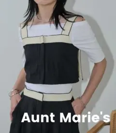 未使用/タグ付き/Aunt Marie's/アントマリーズ/ビスチェ/黒/Lのサムネイル