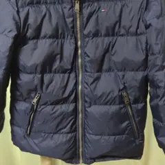 トミーヒルフィガー ネイビー＆レッド リバーシブルダウンジャケット