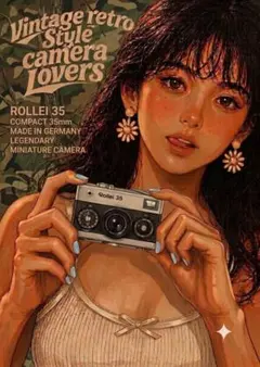 Rollei 35 ヴィンテージ風ポスターＡ4サイズのサムネイル