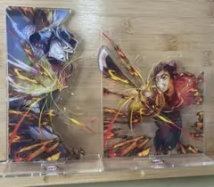 鬼滅の刃 webshopくじ B賞 胡蝶しのぶ 童磨 2点セット アクスタ