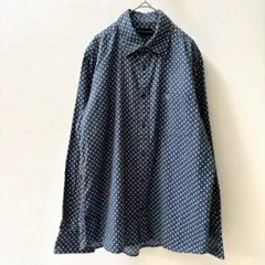 THE SCOTCH HOUSE コットン100% シャツ ゴルフボール柄 Lのサムネイル