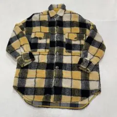 RODEO CROWNS チェック 柄 ボア ジャケット