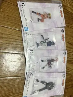 NARUTO 一番くじ アクリルコレクション G賞 カカシ班　第七班　4枚セット