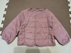 ユニクロ　ライトウォームパデット コンパクト ジャケット ダウン ピンク 80