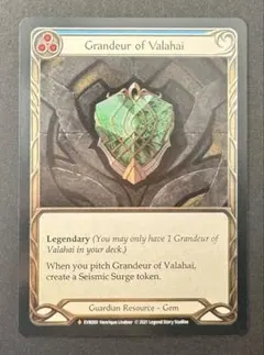 [FaB] 英語版「Grandeur of Valahai」Cold Foil