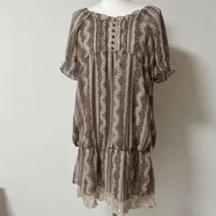 NEO森ガール フェアリーグランジ レトロ アクシーズファム ワンピース 半袖