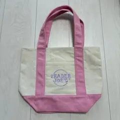 TRADER JOE'S ミニトートバッグ ピンク