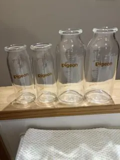Pigeon ガラス製哺乳瓶 4本セット