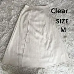 【clear】クリア フレアスカート ベージュ Mのサムネイル