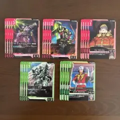ガンダムカードゲーム ザクⅡ ST03 Zeon's Rush ジオン 緑 赤