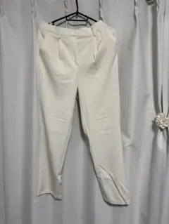 アイボリー ウエストゴム スラックス