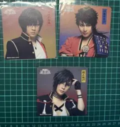 ミュージカル刀剣乱舞 2.5茶屋 コースター 明石 大倶利伽羅　陸奥守