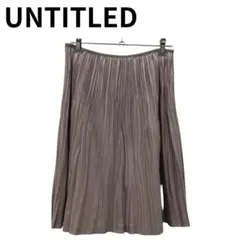 UNTITLED アンタイトル レディース スカート ミドル丈 チェック