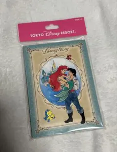 ディズニーリゾート アリエル&エリック 封筒型メモ 新品未使用 リトルマーメイド